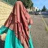 foulard hijab à 3 couches pour femme musulmane, Écharpe de tête douce, enveloppe de sauna, sous Écharpe à la mode, pour prière islamique, abaya