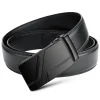 ceinture trempée automatique pour homme, ceinture de luxe noire, haute qualité, 110cm, 120cm, 130cm