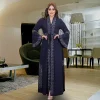 femmes musulmanes abaya robe islamique dubaï modeste caftan eid prière vêtements vintage renaissance arabe flare à manches longues maxi robe