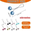 10/30 pièces foulard multicolore perle broches clips u forme hijab écharpe dame musulman écharpe châle clips écharpe broches broche accessoires