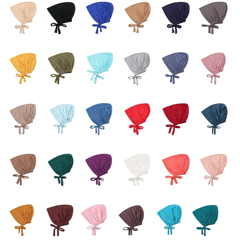 76 het back undercap pour les femmes à hijab turban chapeau soft headgear