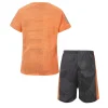 ensembles de sport respirants à séchage rapide pour enfants, t shirt et short sportifs, basket ball, football, course à pied, entraînement, costume de jeu pour garçons