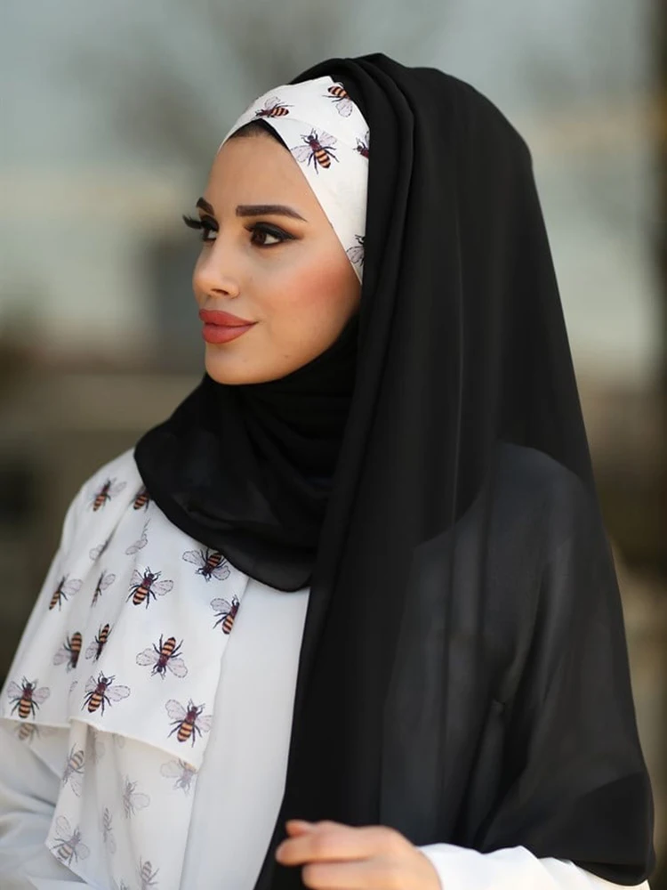 hijab musulman doux coloré pour femmes, casquettes lslamiques, turban intant, écharpe de sauna décontractée, bandeau rond pour la tête, modeste, 03