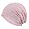 Bonnet en dentelle douce et décontracté, Style ethnique, strass, chaud, confortable, bonnet de nuit, Hijab, Turban, pour l&rsquo;extérieur
