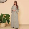 abaya musulman femmes eid jalabiya dubaï turquie caftan robe arabe islam vêtements robe de soirée ramadan abayas caftan marocain djellaba