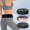 sac de ceinture de course avec bouteille d'eau, sac de téléphone de sport, sac banane pour hommes et femmes, sac de taille invisible pour fitness, marathon, été