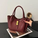 Sac à main haut de gamme pour femmes, en cuir fin, Design de banlieue tendance et célèbre styliste, Look Vintage ​