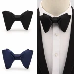 Nœud papillon de couleur unie pour hommes, costume, col de chemise, cravates papillon, fête du marié, Banquet, accessoires de mariage, cadeaux
