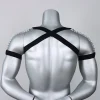 harnais de chaîne pour hommes, chaîne de bondage de poitrine pour adultes, ceinture de lingerie gay élastique noire, vêtements sexuels, vêtements de club érotiques, jouet sexuel cosplay