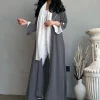 siskakia kimono ouvert décontracté pour femmes, abayas jalabiya, robe saoudienne, vêtements mosslim pour ramadan, galabia kabaya, islam kaftan, mode solide