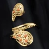 collier plaqué or, boucles d'oreilles, bracelet, bague, ensemble de bijoux pour femmes, coffret cadeau élégant pour fête de mariage, bijoutier, article de vente en liquidation