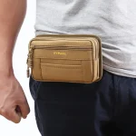 Sac banane pour hommes, pochette d&rsquo;extérieur étanche, tactique militaire, Sport, chasse, ceinture Molle en Nylon, sacs pour téléphone portable, outils de voyage