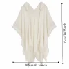 chaud gland tricoté à capuche châle enveloppement grandes écharpes femmes cape écharpe accessoires crochet haut capes de soirée femme/femmes