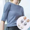 Épingles de sûreté antidérapantes en perles, 8 pièces, broche de décoration pour robe, épingles de fixation de taille, réglage du col, écharpe, mode de sécurité