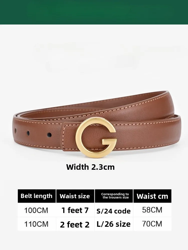 Ceinture élégante pour femmes, marque de luxe de haute qualité, jean de styliste, ceinture habillée pour femmes
