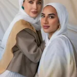 Foulard Hijab Modal dégradé dessiné à la main pour Femme Turbans pour Femme mode musulmane foulard Turban Femme Sjaal Hoofddoek