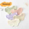 Bavoir d&rsquo;alimentation pour bébé, couleur unie, en gaze de coton, pétale, serviette de salive, tissu doux pour nouveau-né, enfant en bas âge, nouvelle collection