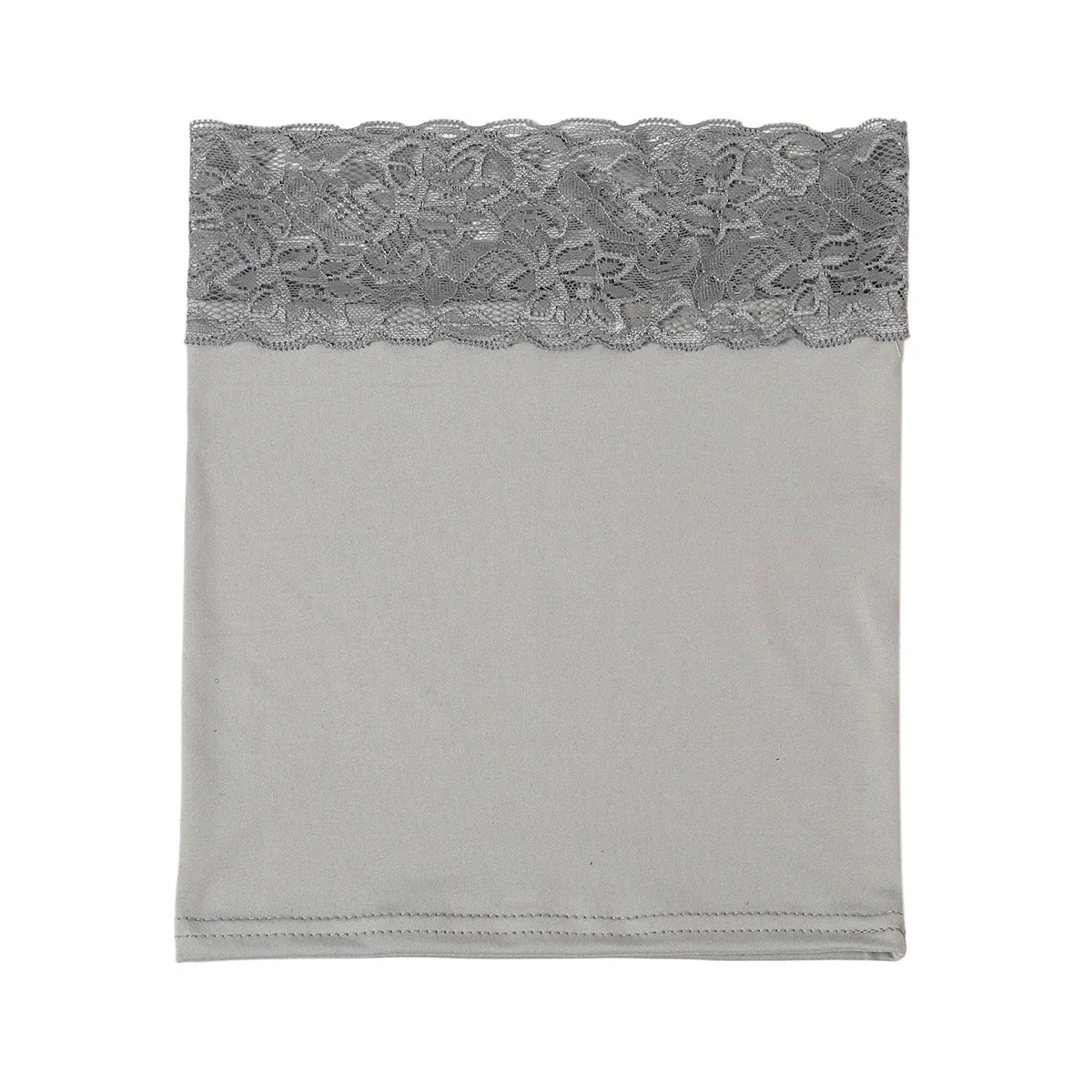 nouveau moyen orient hijab chapeau femmes musulmanes couleur unie simple pull chapeau malaisien dentelle tube mode tendance