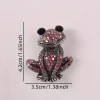 strass grenouille crapaud broche mode petit animal broche rétro style européen et américain corsage bijoux broches