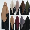 Écharpe hijab tiens imar en jersey extra long pour femme, couverture de sauna musulman, vêtements de prière islamique, Écharpe de ramadan