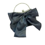 Pochette de mariage blanche à nœud papillon, sac à main pour Banquet, dîner féerique, pochette pour robe haute, sacs à chaîne, 2025