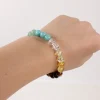 bracelet de perles pour femmes et hommes, attirer l'argent, la richesse, la santé, pierre naturelle, bijoux à la mode, cadeau, protection contre la terre énergétique, tendance