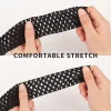 5.5 yards 1.7 "de large élastique crochet bandeau ruban crochet extensible garniture tissu pour cheveux accessoires haut tubulaire, noir