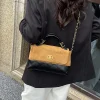 sac à bandoulière design pour femmes, sac à main en cuir véritable, style messager élégant, choix classique de luxe pour dames