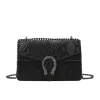 sac à bandoulière en cuir chic pour femmes, sac à main à bandoulière de styliste célèbre, fourre tout de luxe pour dames
