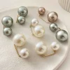 Épingles de sûreté antidérapantes en perles, 6 pièces, broche de décoration pour robe, épingles de fixation de taille, réglage du col, écharpe, mode de sécurité