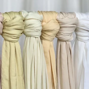 Écharpe Hijab en Satin Velours Premium pour Femme, Châle Uni Doux, Turban Musulman, Ramadan Chic