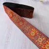 ruban jacquard tissé en polyester, largeur d'environ 5cm, 10yards/lot, motif de fleurs paisley pour rideaux et vêtements, accessoire