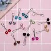 Épingles à perles multicolores pour écharpes de sauna, clips pour hijab, accessoires pour châle, ensemble de 12 pièces