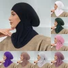 Sangle instantanée Jersey Hijab sous-capuchon Hijabs pour femme femmes musulmanes Hijab casquette couverture complète bandeau écharpe Islam Turban