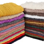 Foulard de styliste en coton déformable 85x180cm, hijab rond pour femmes, châles féminins, bandeau de sauna, hijabs musulmans, ramadan