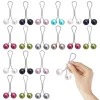10/30 pièces foulard multicolore perle broches clips u forme hijab écharpe dame musulman écharpe châle clips écharpe broches broche accessoires