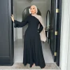 abaya robe musulmane pour femmes, vêtements islamiques modestes, avec bretelles arrière ajustables, nouvelle collection 2025