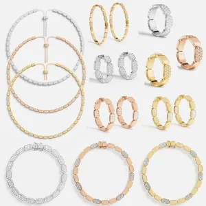 R & P argent haute qualité 2024 nouveau collier exquis boucles d’oreilles bague Bracelet pour femmes bijoux de créateur de luxe livraison gratuite R & P argent haute qualité 2024 nouveau collier exquis boucles d’oreilles bague Bracelet pour femmes bijoux de créateur de luxe livraison gratuite