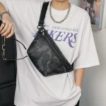 Nouveaux sacs banane de Camouflage pour hommes Version coréenne sac de taille petits sacs de poitrine sacs féminins sacs à bandoulière Design de luxe