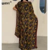 winyi robe traditionnelle africaine musulmane pour femme abaya dubaï caftan de luxe robe de soirée élégante robe maxi longueur couvertures de plage