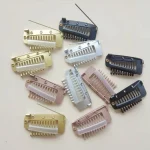 Clips Chunni Duputities avec Pin10-Teeth de sécurité, poignée de bain, pince à cheveux, pinces Hack Hijab, réglage Tikka, 5 pièces, 10 pièces