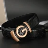 ceinture pour hommes ceinture à la mode pour hommes lettre g boucle marque de luxe ceinture mâle patron style d'affaires