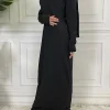 robe hijab pour femme musulmane, vêtement islamique, décontracté, marocain, dubaï, abaya, turquie