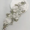 appliques de tissu à coudre de fleurs 3d en strass pour vêtements, bandeaux de fleurs, artisanat, décoration de fête, appliques de couture