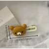 ensemble d'épingles à cheveux ours mignon, accessoires pour cheveux en plastique pour coiffure preppy,