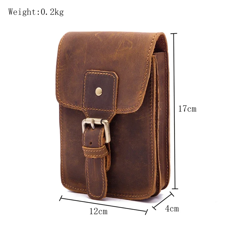 sac de taille, ceinture en cuir pour hommes, bandoulière, mini boîte de téléphone multifonctionnelle pour hommes, portefeuille et portefeuille, sac pour cartes de monnaie d'extérieur