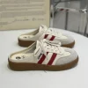chaussures plates à enfiler pour femmes pour toutes les saisons – baskets plates décontractées à bout fermé, semelle souple antidérapante, chaussures polyvalentes d'intérieur/extérieur