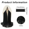 Écharpe hijab longue en mousseline de soie froissée de qualité supérieure pour femmes, foulards musulmans très doux