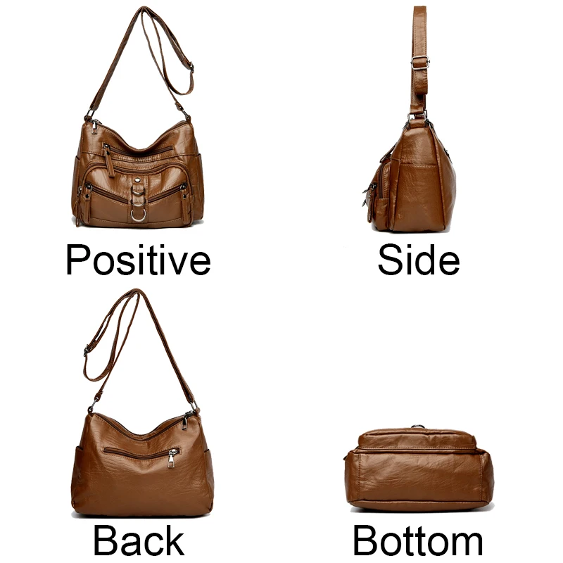 Sacs à main de luxe en cuir de marque pour femmes, sacs de styliste de Super qualité pour dames, sacs à bandoulière de nombreuses poches, 2024
