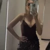 mini jupe sexy à paillettes pour femmes, mode, taille haute, ligne a, fête, club, printemps été, bas court, 2026